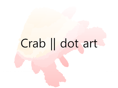 Crab || dot art