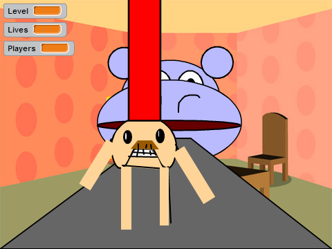 Add yourself being eaten by a...hippo? AI! remix