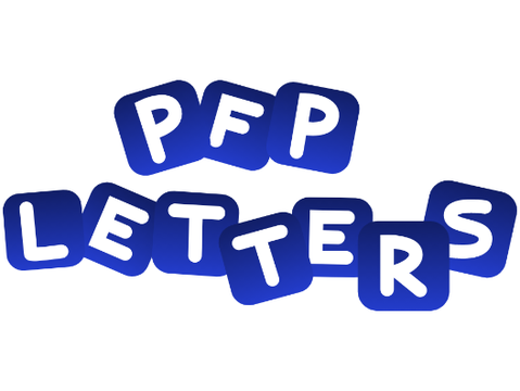 PFP LETTERS, GET YOUR PFP LETTERS!!