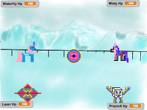 Quadurplo Player Rainbow Battle