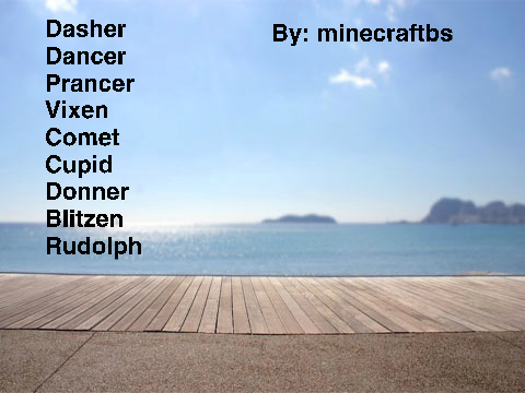 Reindeer names