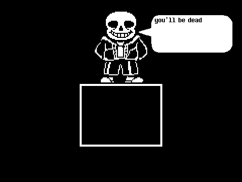 My Hard mode sans attack