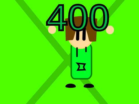 YES YES 400 followers