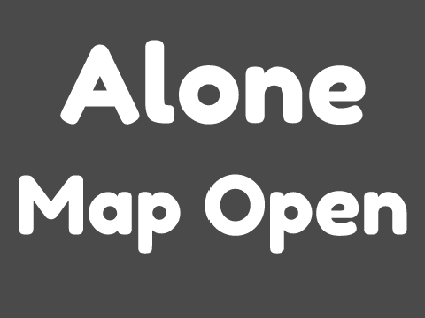 Alone Map Open