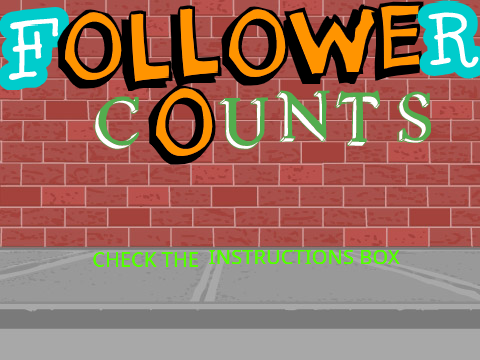 MY FOLLOWERS COUNT