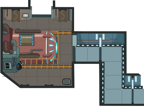 among us Lower Engine + additional hallway #Art #All