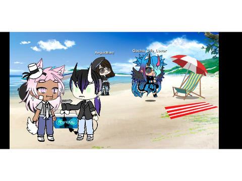 Add ur self at the beach with meh Ocs! remix