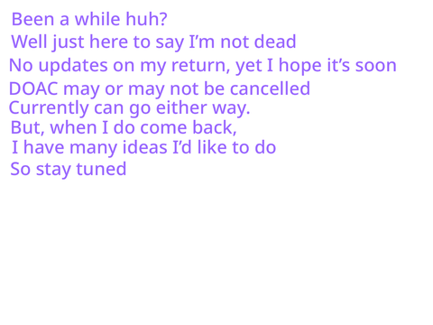 YET ANOTHER UPDATE