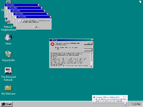Windows 95 Crazy Error Updated
