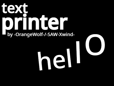 Text Printer