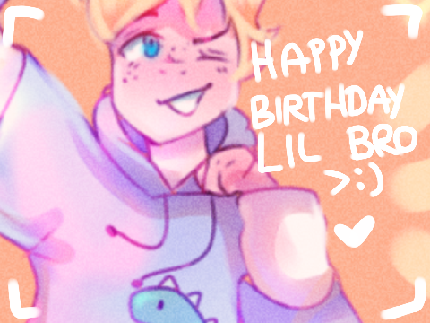 Birthday gift for my lil bro <333