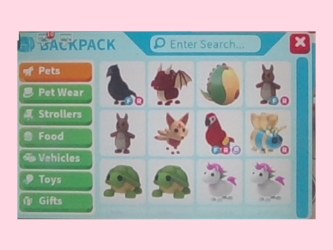 My Inventory in Adopt Me! (Updated!)