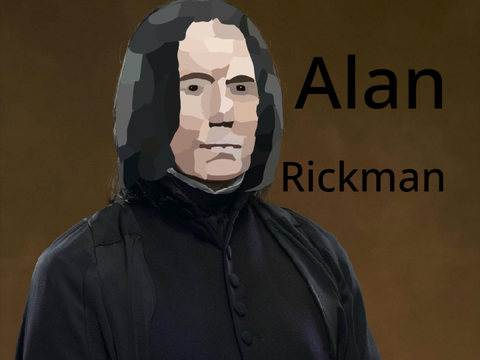 Snape/Alan Rickman Blockshade
