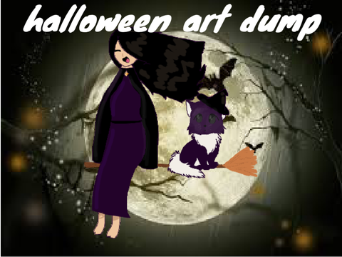 halloween art dump