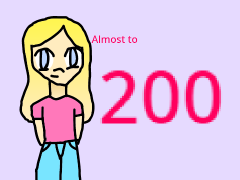 Almost at 200 followers! 