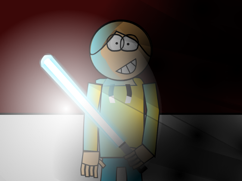 An attempt at light saber lighting