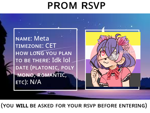 LGBTQ+ PROM RSVP CARD remix