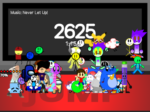 AY in Jump to Score! [ Remix 28 | 54 Characters ]