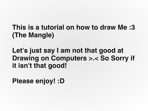 FNAF- How to draw The Mangle (head)