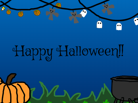 Halloween backdrop