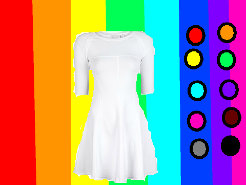 Plain dress design mini game