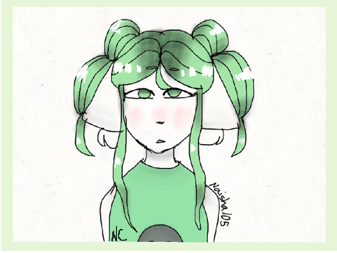redraw of h0neybee's 4th dta character