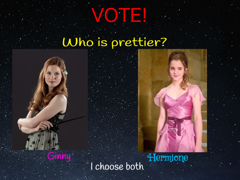  {VOTE}  Who is prettier? remix remix remix
