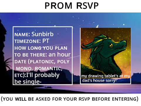 LGBTQ+ PROM RSVP CARD remix
