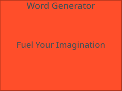 Word Generator