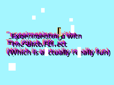 Testing the Glitch Effect