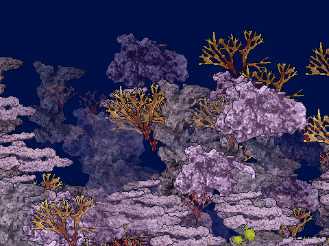 Random Coral Reef Generation (WIP)