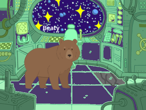 bear plays among us ( dino pov)