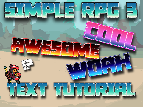 Simple RPG 3 Custom Text Tutorial