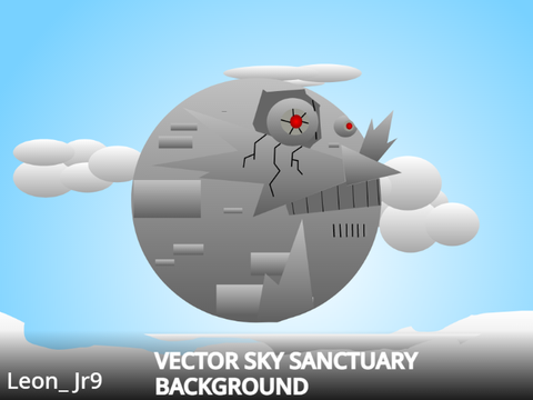 Vector Sky Sanctuary Background