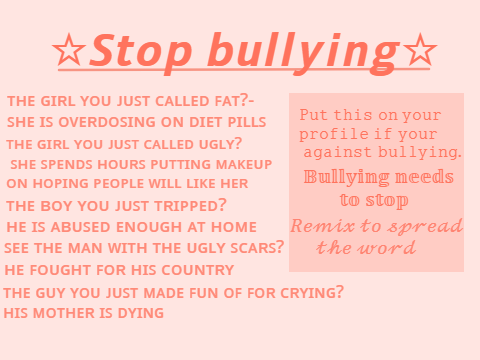 ~Stop Bullying~