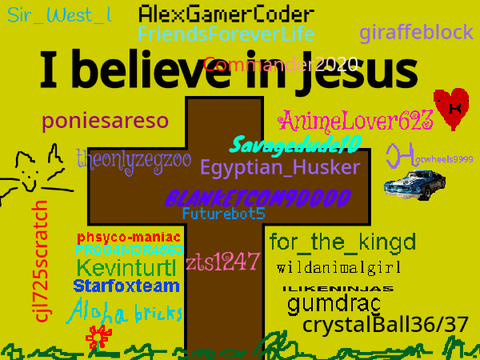 Sign Your Username If You Believe In Jesus! remix remix remix