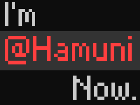 I'm swiching to @Hamuni