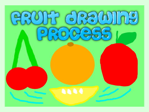 ↠ Fruit Blockshading Drawing Process ↞