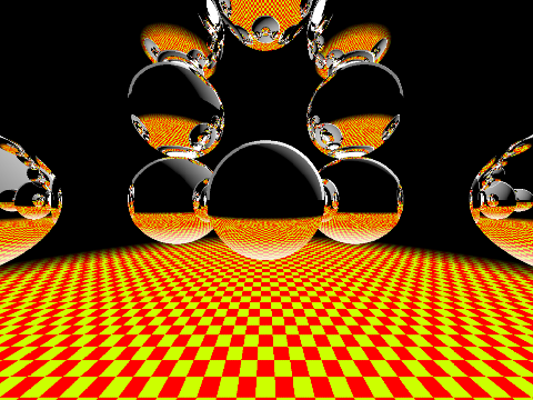 reflections in reflections | raytracer | #raymadness
