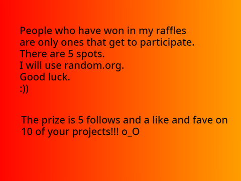 MAJOR CELEBRATION 30TH RAFFLE