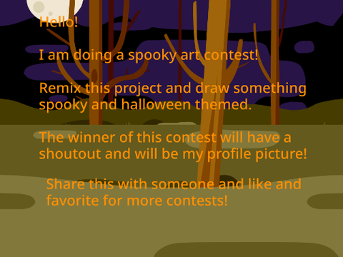 HALLOWEEN DRAWING CONTEST (closed)