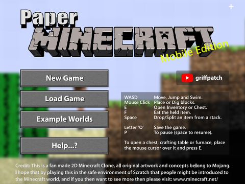 Paper Minecraft Mobile