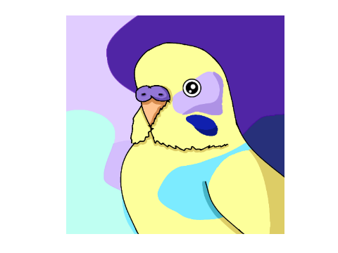 Budgie I drew for JamaTIME20200