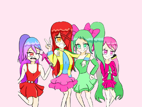 Gacha Girls Fan Art [Request by @amberridgon9999]