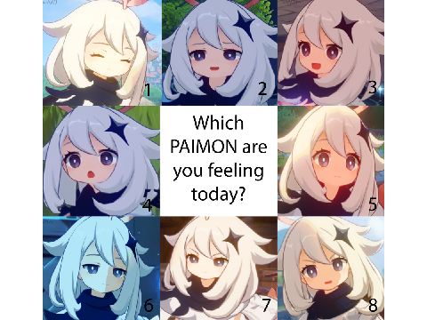 Which Paimon Are You Feeling Today?
