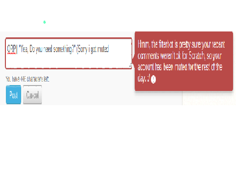 i got muted for saying i got muted?!?!