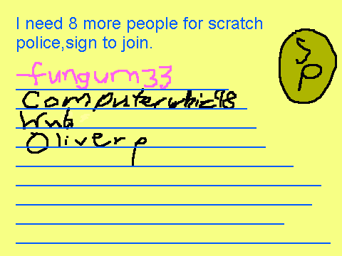 Scratch Police wanted!