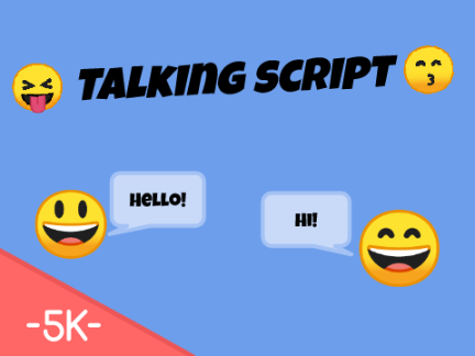 Talking script