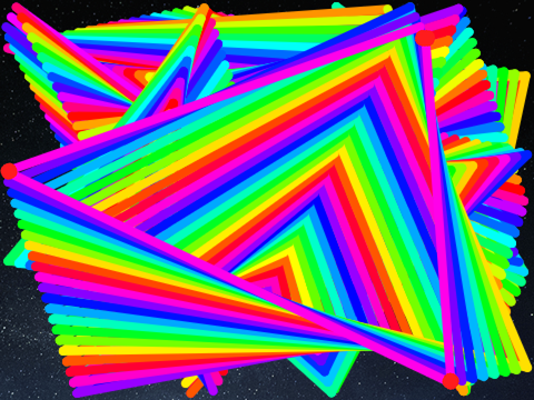 Rainbow Lines Show