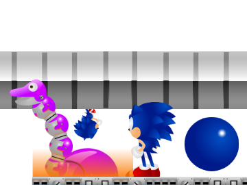 Objects from sonic 2 turned HD
